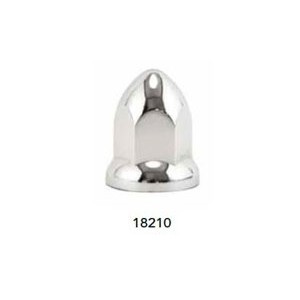 BULLET-STYLE ABS CHROME NUT COVER