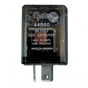 Grote 1-12 Lamp 3 Terminal (Pilot), Flasher, 24-Volt 
