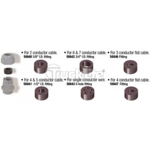 3/8'' I.D. fitting for 2 conductor cable
