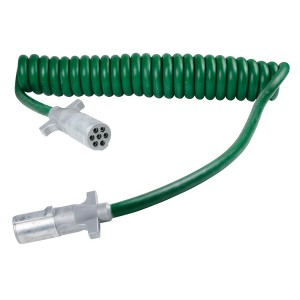 15' w/48" Lead, Coiled Green