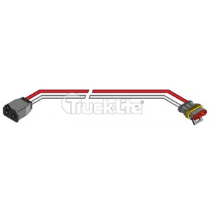 8" PL-3 to Fit 'N Forget Stop/Turn Adapter Plug Pigtail