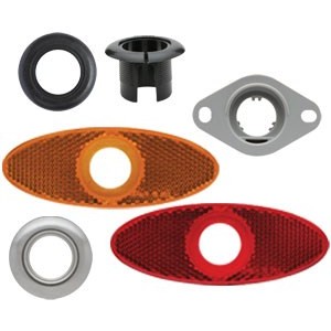 Optronics: Stainless steel trim/grommet ring for 3/4" lights