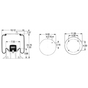 Reversible Sleeve Air Spring FS9265