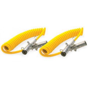 ABS ISO COILED ASSEMBLY 15' LONG YELLOW W/SPECIAL ISO PLUGS