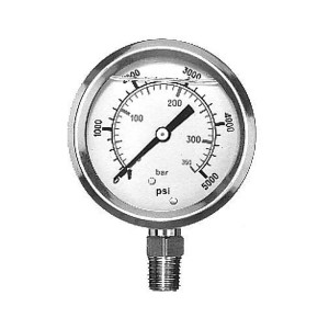 Glycerin Filled Pressure Gauge 0-160 PSI