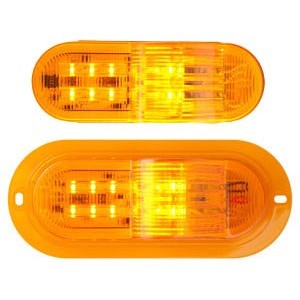 6” Oval Sealed LED Center Turn