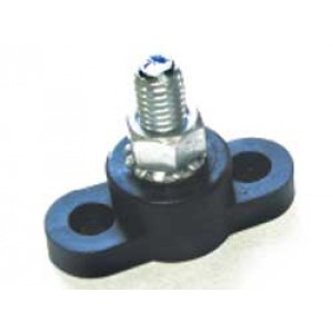 TERMINAL BLOCK (BLACK)3/8"-16 STUD 